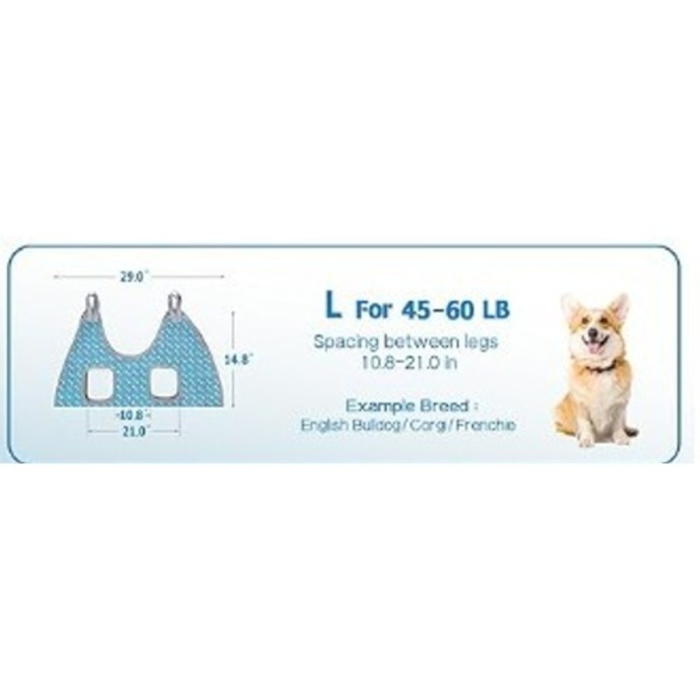 Dog Grooming Hammock Harness - Pet Nail Clipper Trim Hammock, Gentle Restraint L - Picture 7 of 7